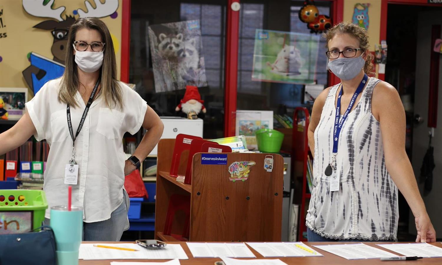 teachers prep for school year